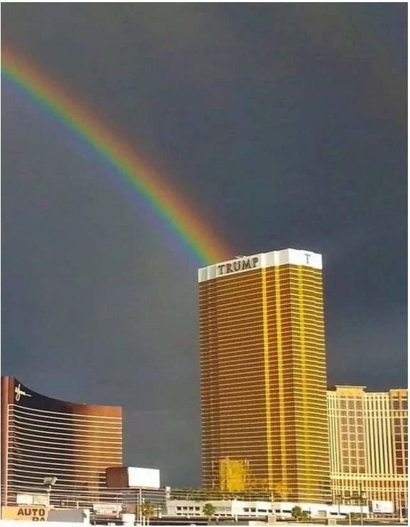 trump tower rainbow