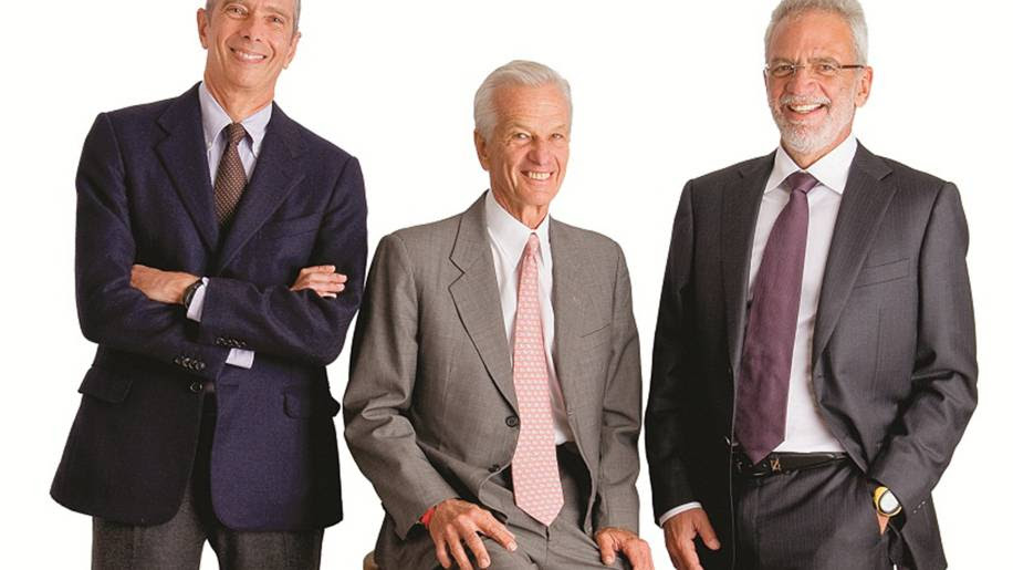 Carlos Alberto Sicupira, Jorge Paulo Lemann e Marcel Herrmann Telles