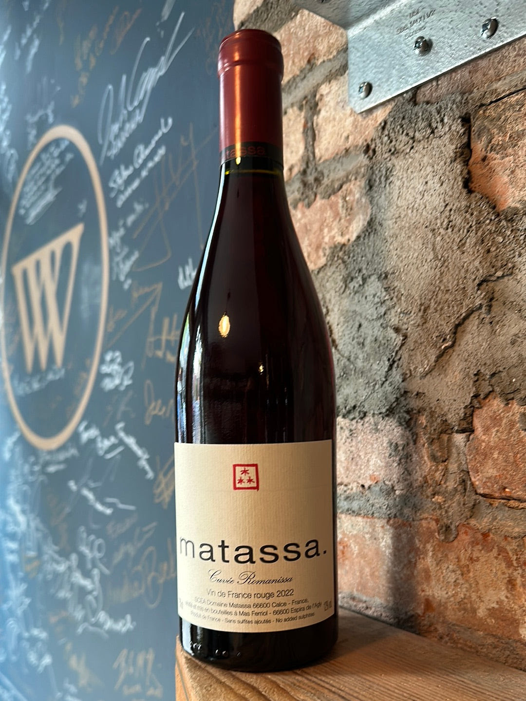 Image of Matassa Rouge 'Romanissa' 2022 [2 bottles max per customer]