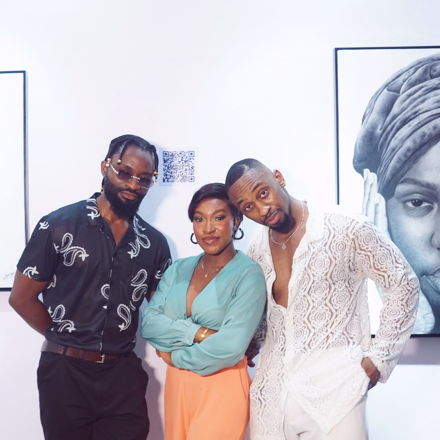 CELEBRITIES TURN OUT IN SUPPORT FOR SAGA’S DEBUT ART EXHIBITION