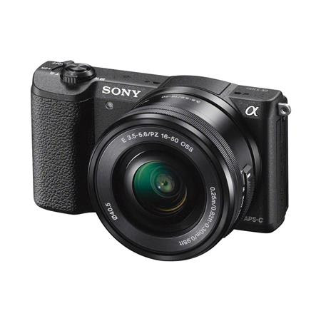 Alpha a5100 Mirrorless Camera with 16-50mm Lens, Black