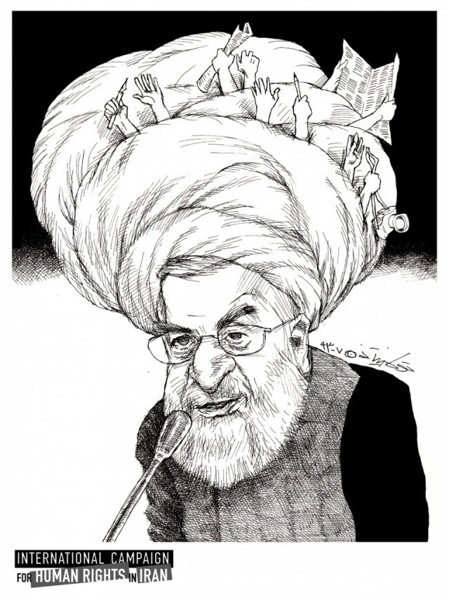 President Rouhani's Cartoon