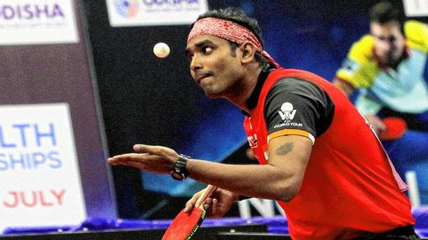  That’s four! Sharath will be competing in his fourth Olympic Games. File Photo. 