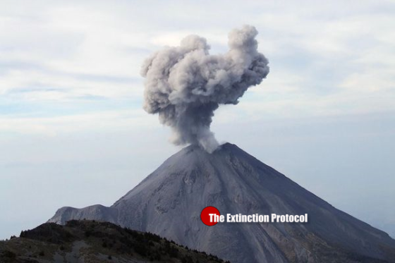 Mexico: Colima volcano has another double eruption Colima-volcano