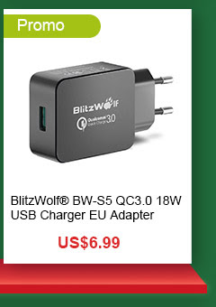 BlitzWolf® BW-S5 QC3.0 18W USB Charger EU Adapter