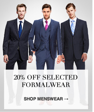 20% off selected formalwear