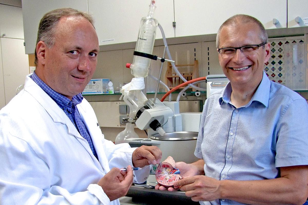 Purenum founders Prof. Ingo Grunwald (left) and Manfred Peschka