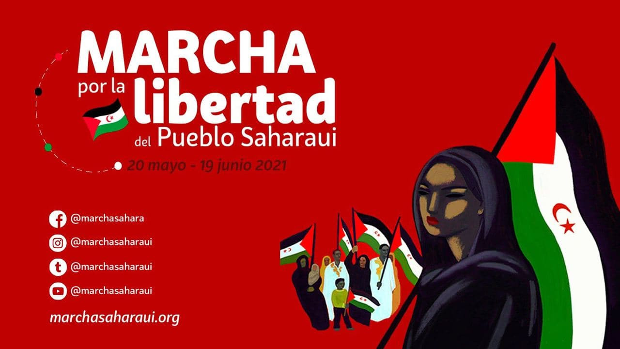 Marcha por la libertad del Pueblo Saharaui