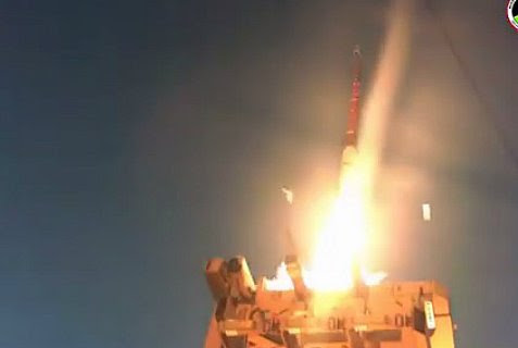 Fourth and successful test of David's Sling anti-missile system.