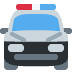 Oncoming police car