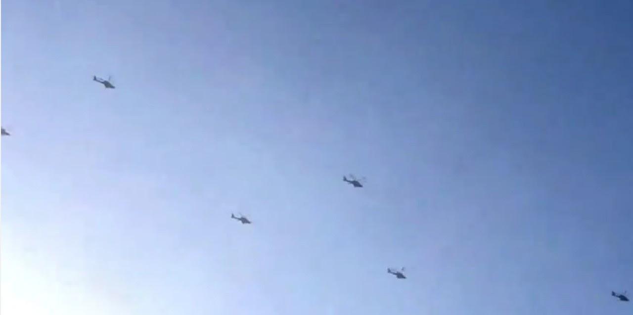 Jade Helm In Washington State? All White 'Attack' Chopper Convoy Seen In Sky Awhcw
