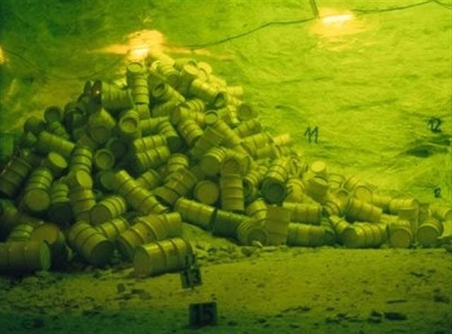 Risultati immagini per depositi di scorie radioattive