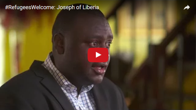 YouTube Embedded Video: #RefugeesWelcome: Joseph of Liberia