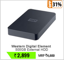 Western Digital Element 500GB External HDD