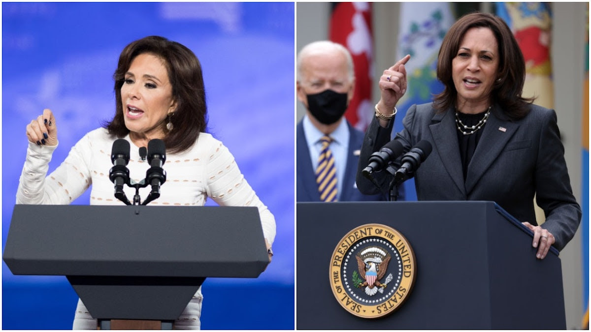 Jeanine Pirro Slams ‘Two-Faced, Mealy-Mouthed’ Kamala Harris For Silence On Cuomo Allegations