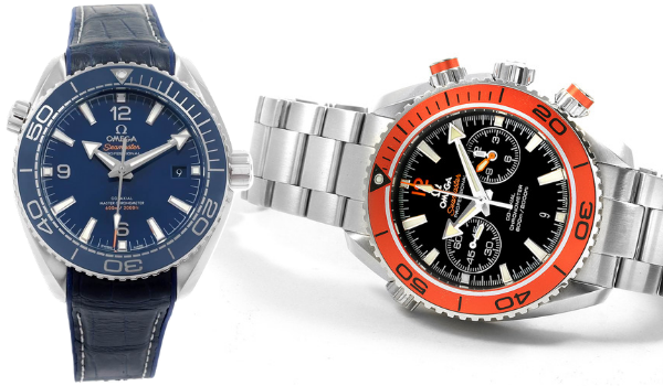 Omega Seamaster Planet Ocean Blue Ceramic Dial, Planet Ocean 45mm Mens Watch