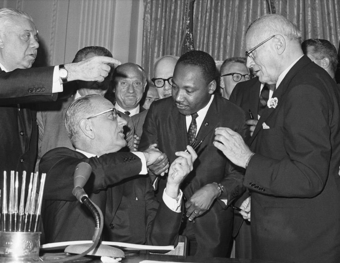 Signing of the Voting Rights Act