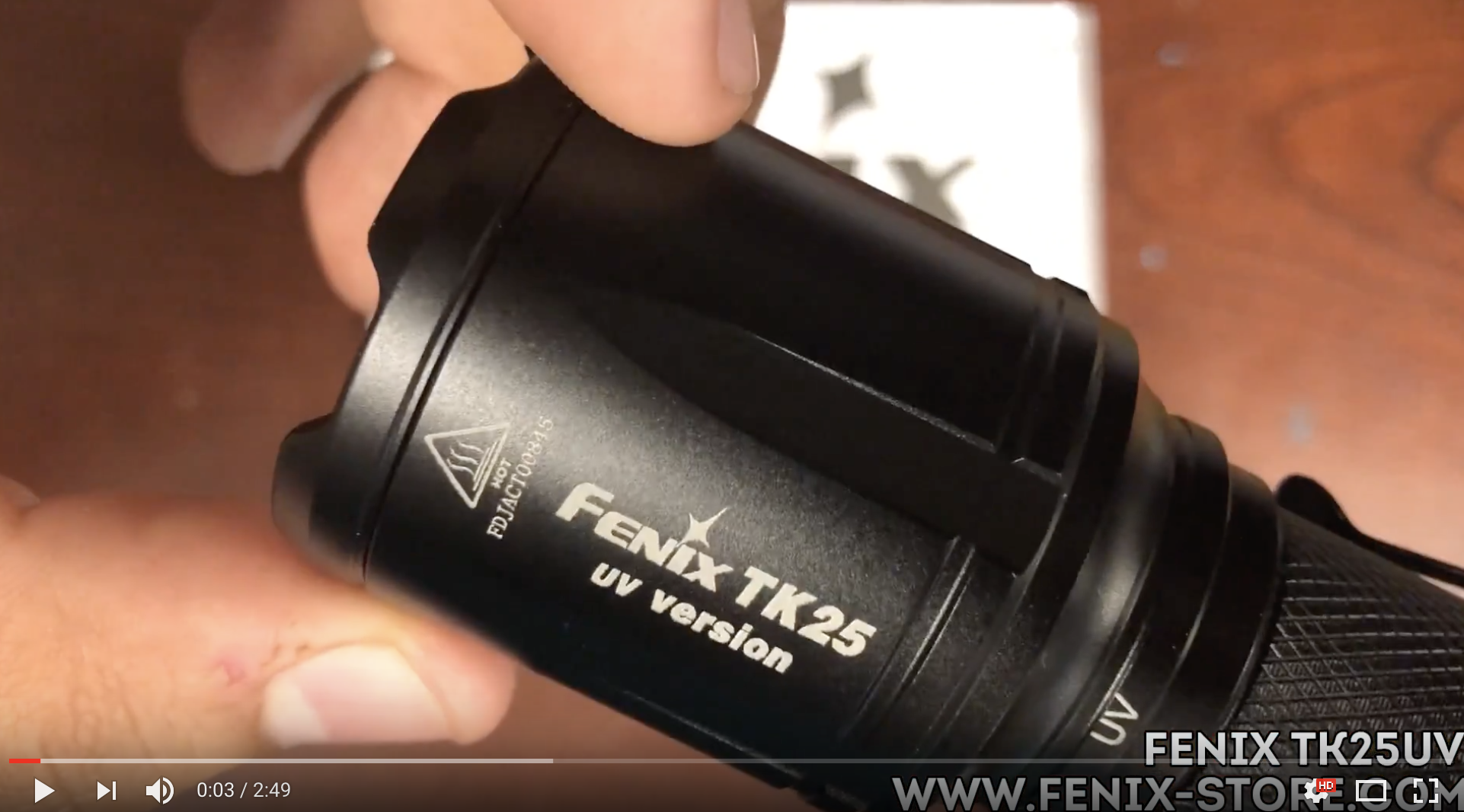 Fenix TK75UV LED Flashlight