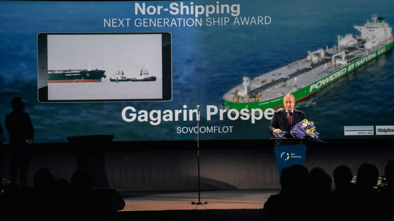 Nor-Shipping 2019 Next Generation Ship Award Winner - Sovcomflot's Gagarin Prospect