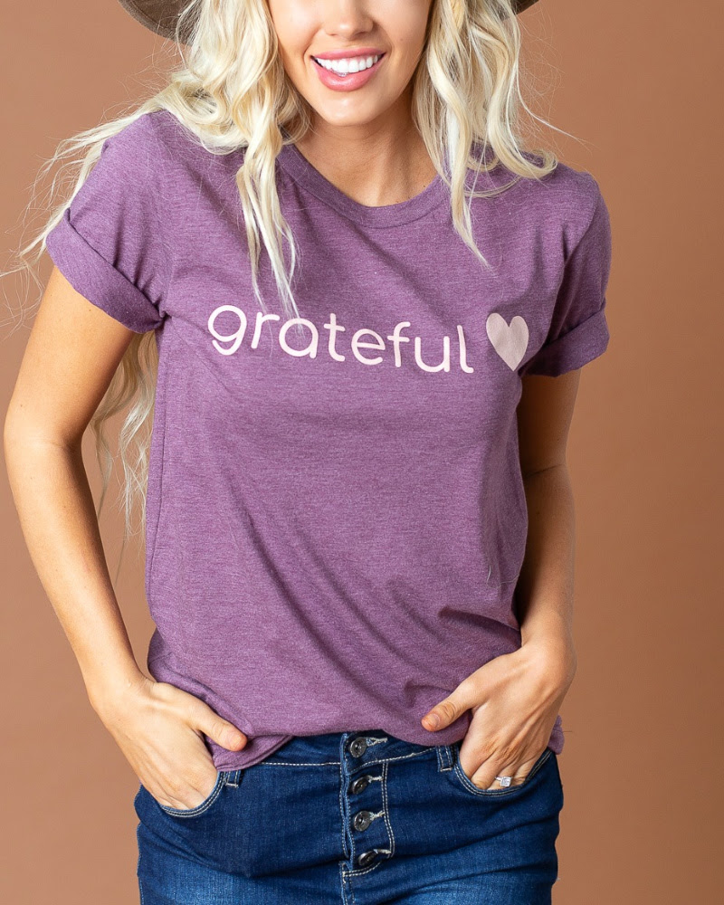 Give Thanks with a Grateful Graphic Shirt - Flash Sale - Newlywed Survival