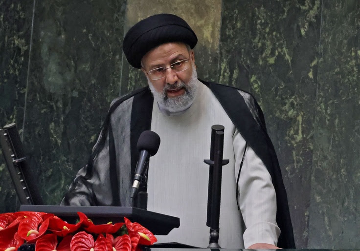 Iranian president Ebrahim Raisi