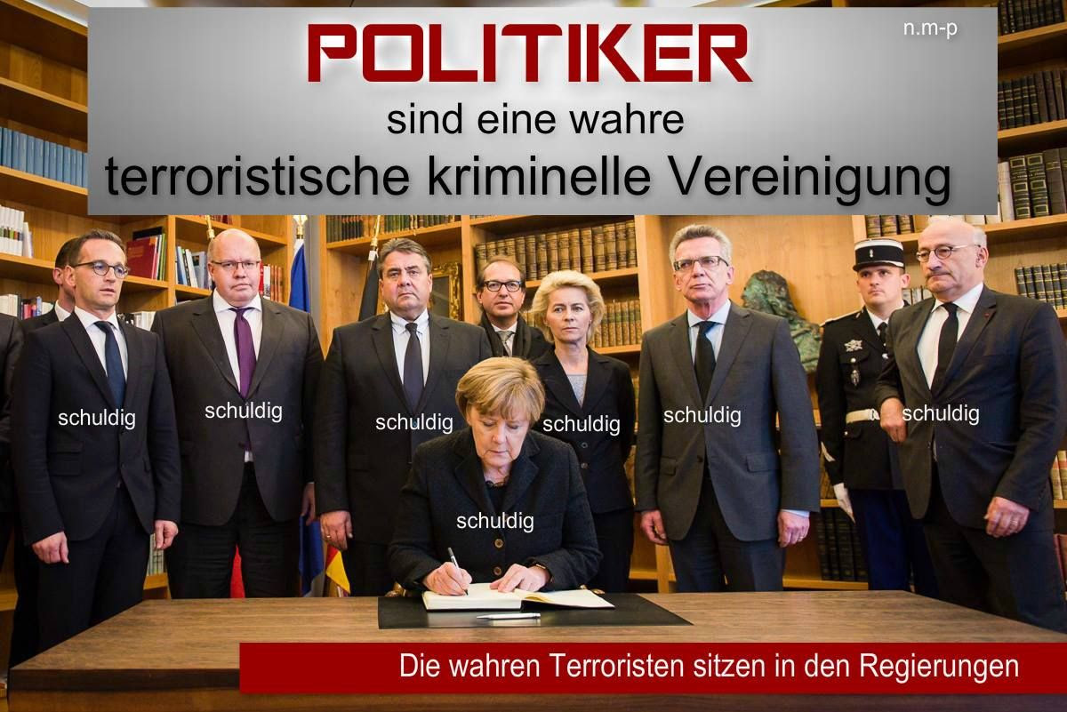 Bildergebnis für Bilder zu: Politiker sind eine wahre terroristische Vereinigung