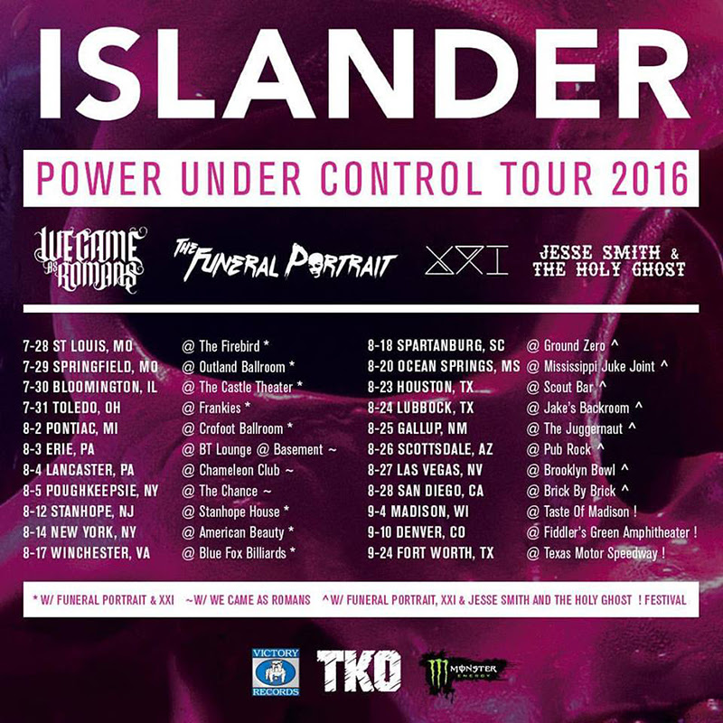 Islander - Jesse Smith tour 2016