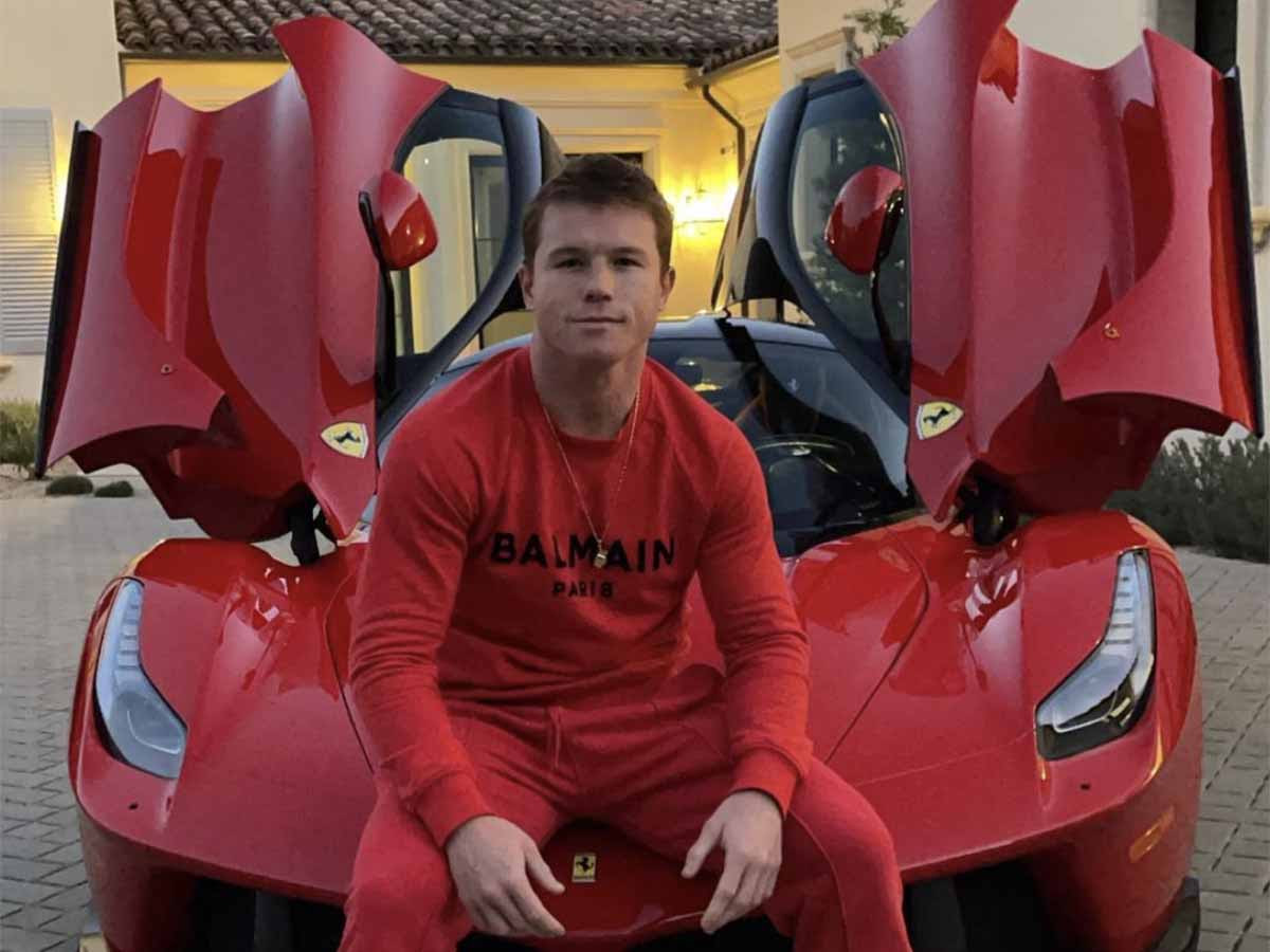 El Ferrari de ‘El Canelo’ Álvarez, a detalle