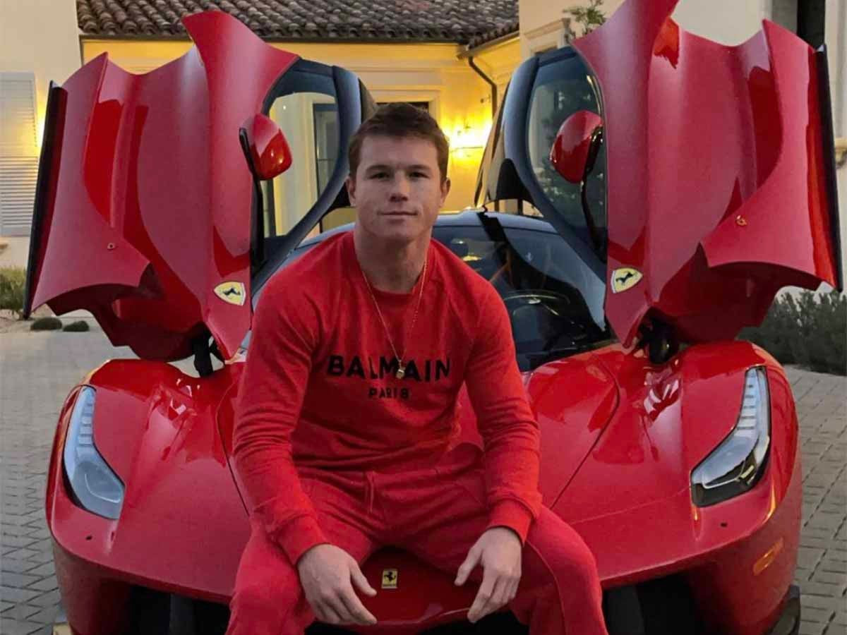 El Ferrari de ‘El Canelo’ Álvarez, a detalle El Ferrari de ‘El Canelo’ Álvarez, a detalle