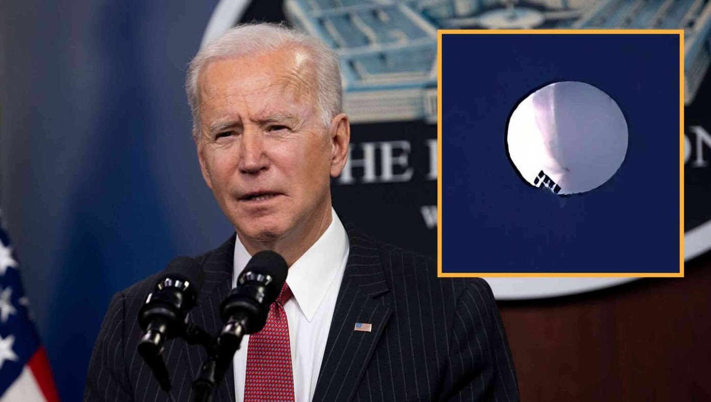 Biden Says He’ll Shoot Down Chinese Spy Balloon As Soon As He’s Done Letting It Spy