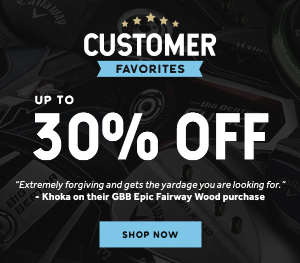 Up To 40% Off Fairway Woods and Hybrids