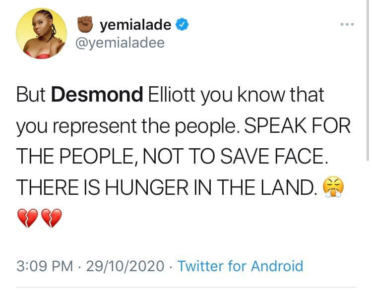 #EndSARS: You are cancelled - Nigerian celebrities call out Desmond Elliot over his comment about celebrities and influencers 