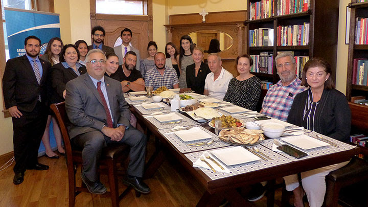 ANCA Visits with Melkonian and Avetisyan Families