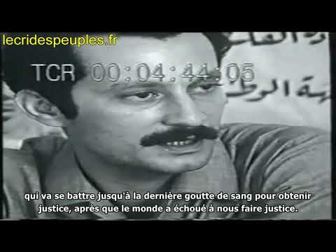 1972 : Ghassan Kanafani : « Le dialogue israélo-palestinien est un dialogue entre l’épée et la nuque » .par lecridespeuples.