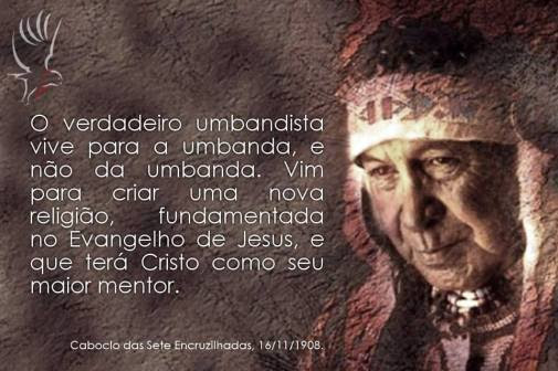 Resultado de imagem para mensagens pelo caboclo das 7 encruzilhadas