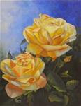 Pastel Roses Floral Oils by Patty Ann Sykes - Posted on Wednesday, February 25, 2015 by Patty Sykes