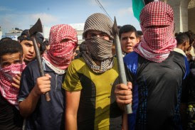 Arabs in Rafah, Gaza - Oct. 13, 2015