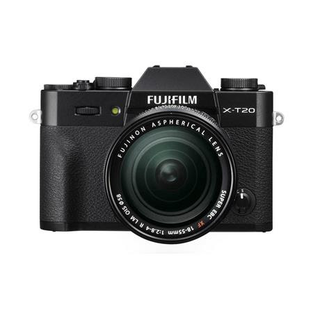 X-T20 Mirrorless Digital Camera Body, with XF 18-55mm F2.8-4 R LM OIS Lens, Black