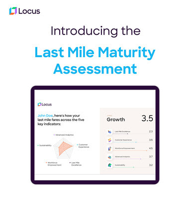The Locus Last-Mile Maturity Assessment is a pioneering evaluation tool designed to aid companies in assessing their last-mile strengths, uncovering hidden inefficiencies, and discovering growth opportunities. The online assessment, which is available at no cost, provides a thorough analysis of five critical performance areas via thoroughly researched questions that take just seven minutes to complete. Businesses receive a personalized report with actionable insights and recommendations to enhance their last-mile operations, tailored to their current level of maturity and industry The Locus Last-Mile Maturity Assessment is a pioneering evaluation tool designed to aid companies in assessing their last-mile strengths, uncovering hidden inefficiencies, and discovering growth opportunities. The online assessment, which is available at no cost, provides a thorough analysis of five critical performance areas via thoroughly researched questions that take just seven minutes to complete. Businesses receive a personalized report with actionable insights and recommendations to enhance their last-mile operations, tailored to their current level of maturity and industry