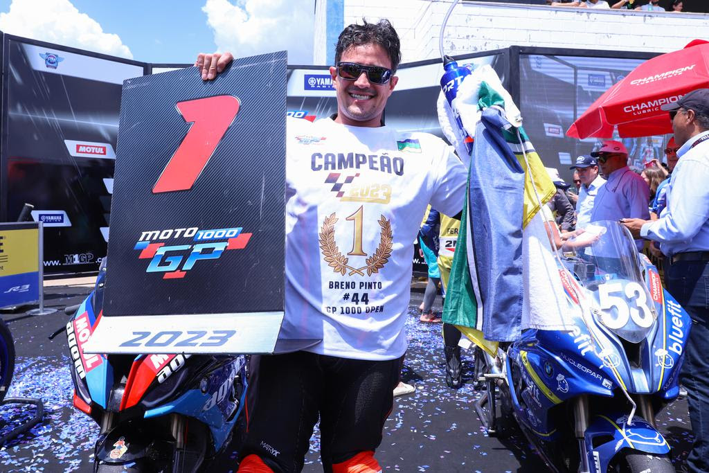 Breno Pinto venceu e conquistou o campeonato da GP 1000 Open (Johanes Duarte/Grelak Comunicação)