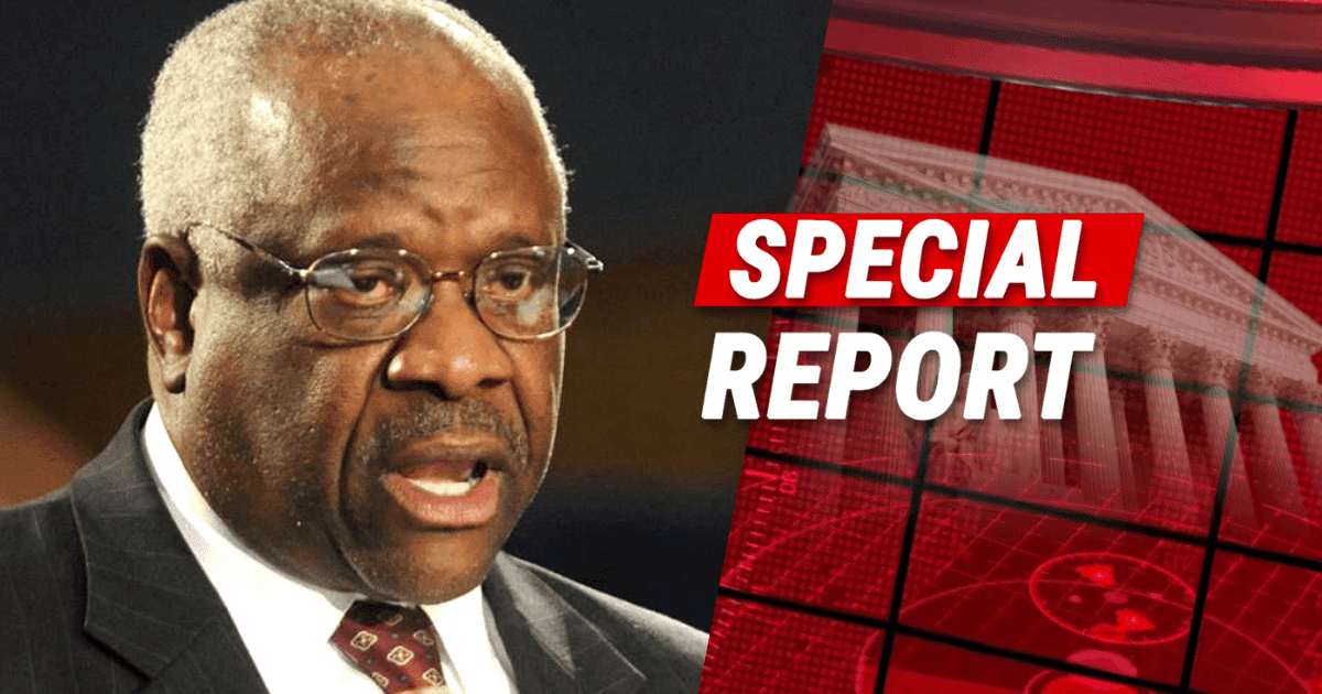 After Clarence Thomas Gets a Beautiful Honor - Top Democrat Slanders Him With 2 Awful Words