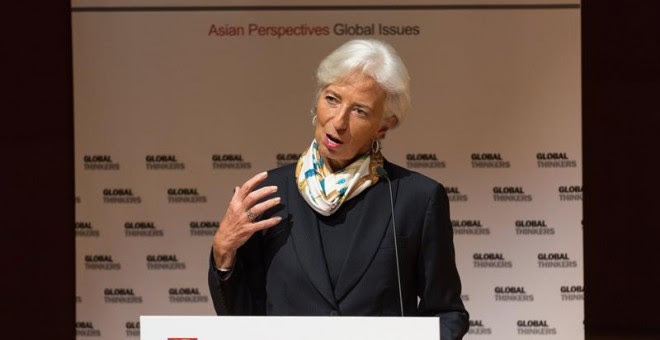 La directora del Fondo Monetario Internacional (FMI), Christine Lagarde. EFE
