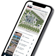 WWI Memorial Visitor Guide App map screen