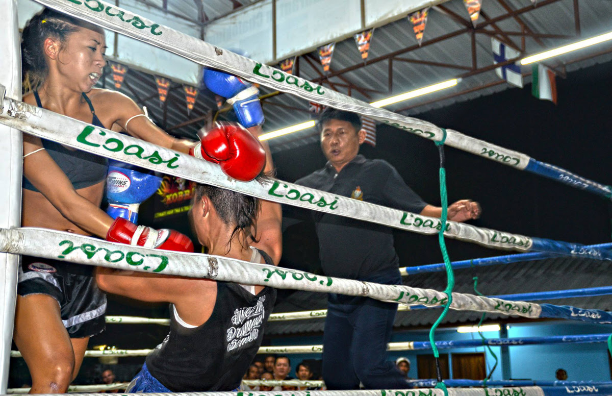 Denise trong trận đấu Thaiboxing đầu tiên ở Thái Lan năm 2014 đã hạ đối thủ K.O. trong hiệp thứ 2, mặc dù vận động viên này đã có kinh nghiệm với hơn 50 trận đấu. Denise cũng xếp vị trí thứ 2 giải Giải Kickboxing Quốc gia Thụy Điển năm 2018. Ngoài bộ môn này, cô từng chơi điền kinh, bóng đá, bóng rổ, bóng bầu dục và các môn liên quan tới ván. Ảnh: Nhân vật cung cấp