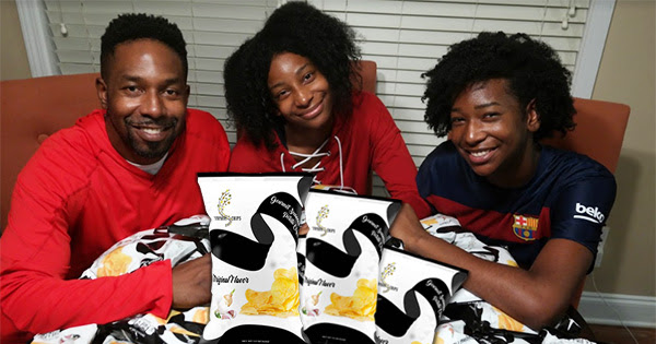 Black family founders of Symphony Potato Chips