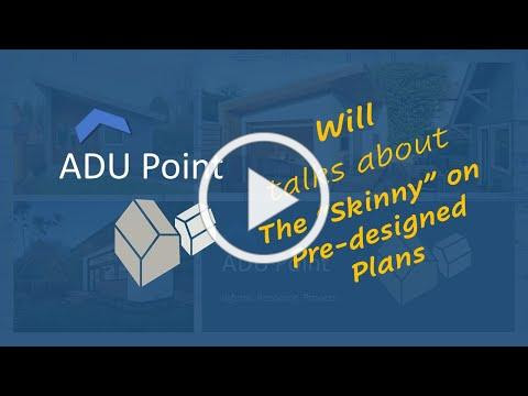 ADU Point - The &quot;Skinny&quot; on Pre-design Plans