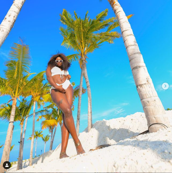 Realty TV star, Ka3na flaunts her bikini body in new photos