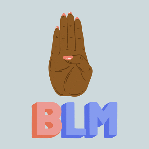 Fingerspelling: BLM