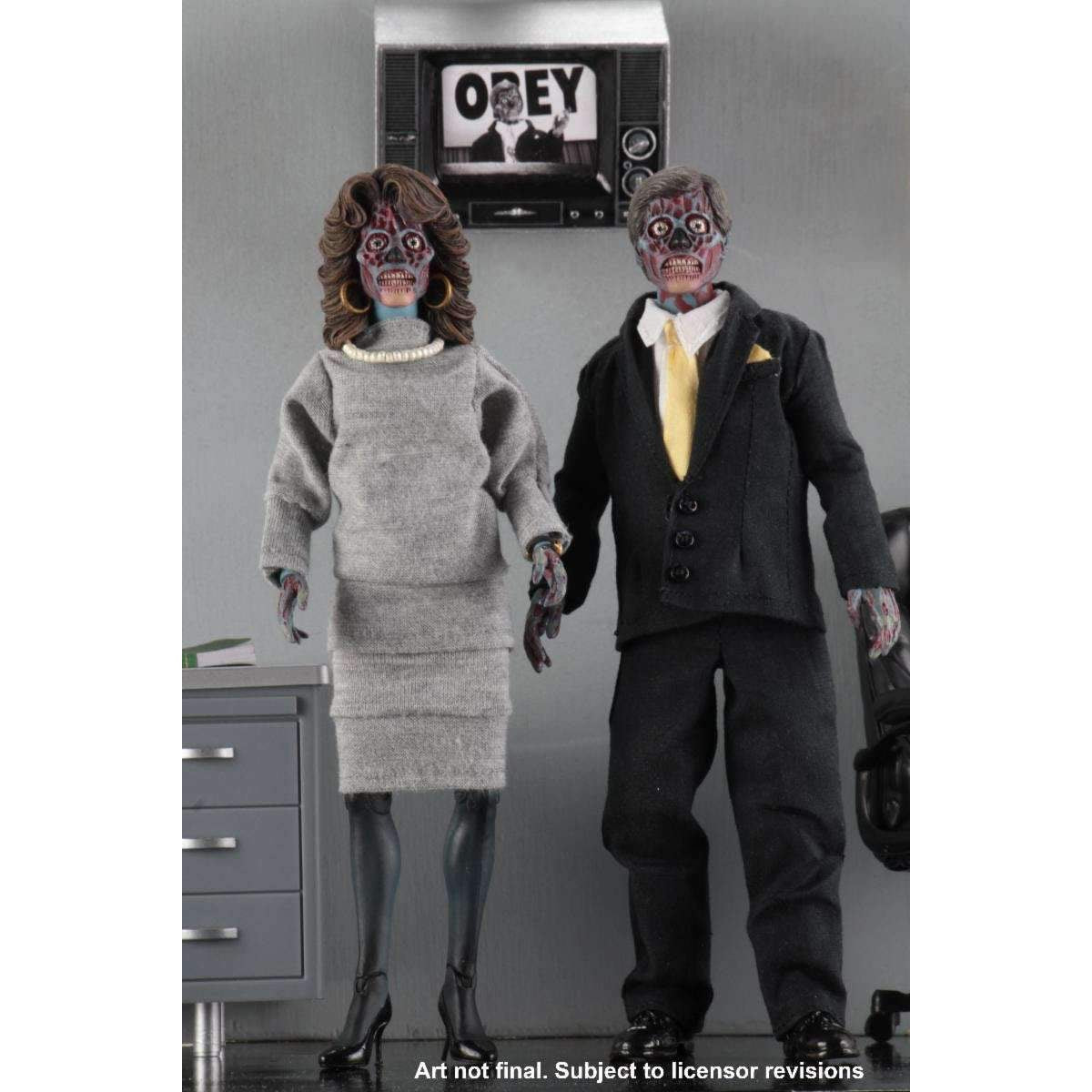 Image of They Live - 8" Clothed Action Figures - 2 Pack - Q3 2019