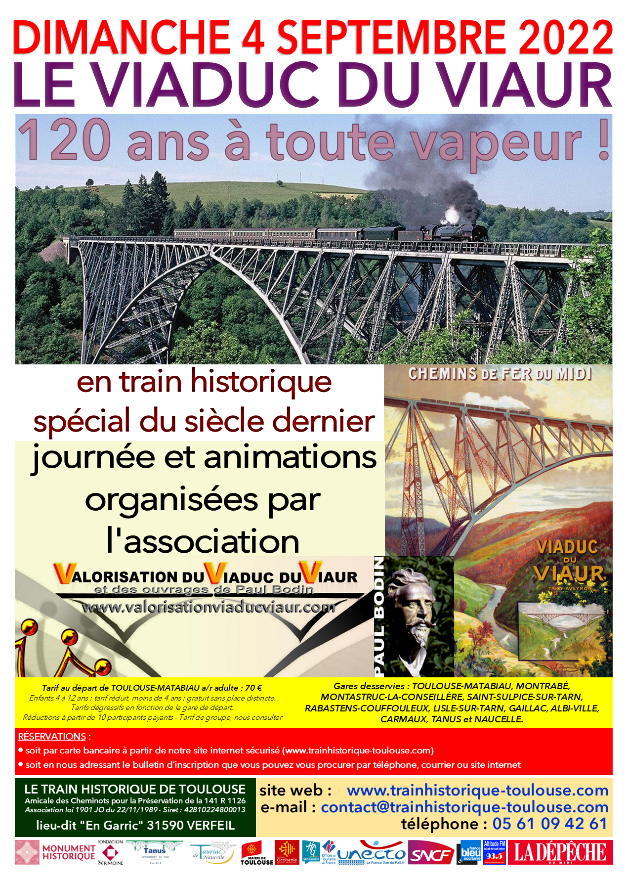 Affiche VIADUC DU VIAUR dimanche 4 septembre 2022
